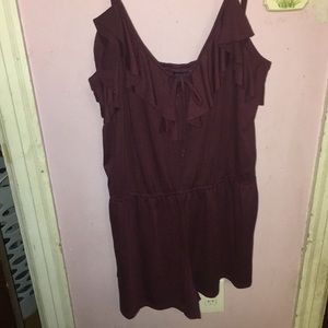 Burgundy areopostale romper